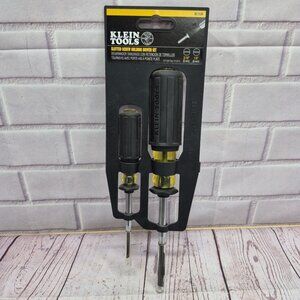 Klein Tools 85153K Slotted Screw Holding Driver Kit, 3/16-Inch and 1/4-Inch